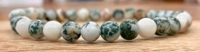 Bracelet Agate Arbre 6mm