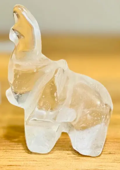 Eléphant Cristal de Roche