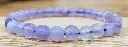 Bracelet Améthyste Lavande 6mm Brésil