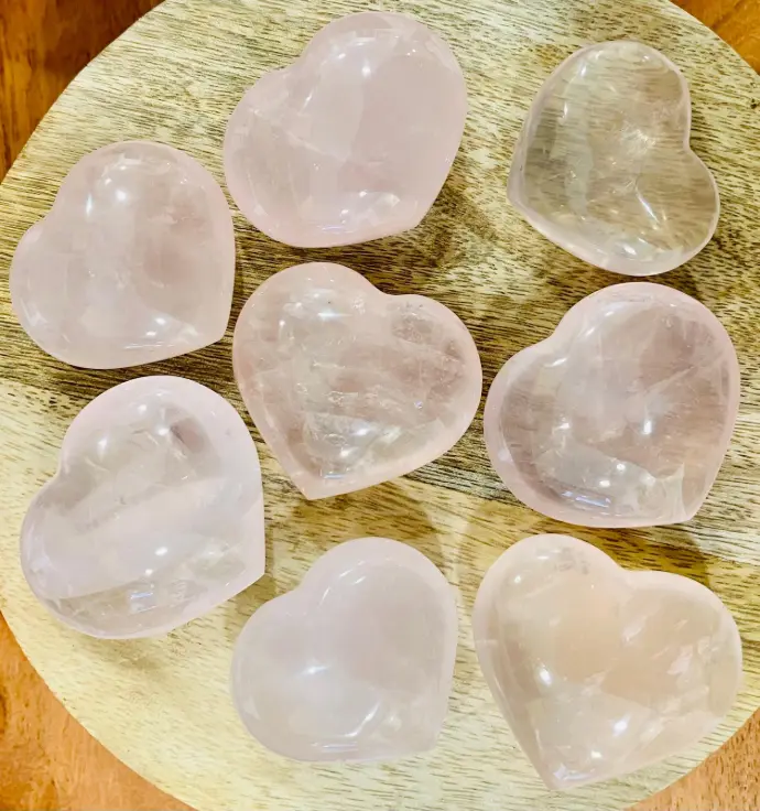 Cœur Quartz Rose
