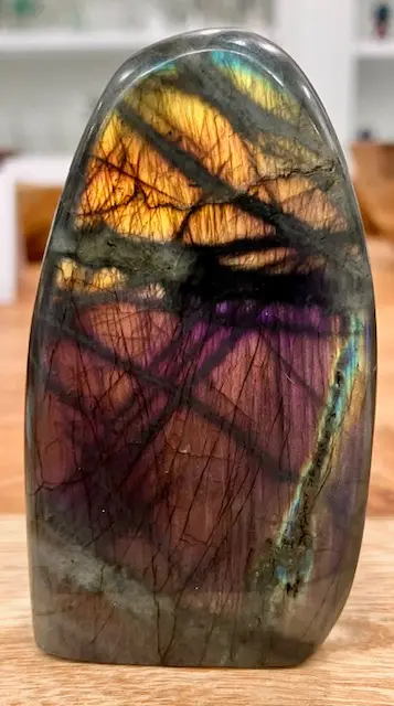 Labradorite Violette - Dorée Forme Libre