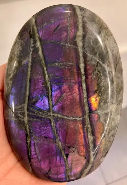 Galet Labradorite Violette