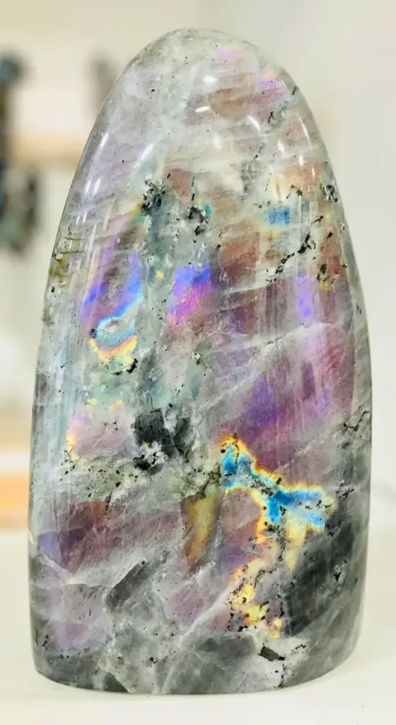 Labradorite Violette Forme Libre