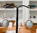 Boucles d'oreilles Larimar en Argent 925