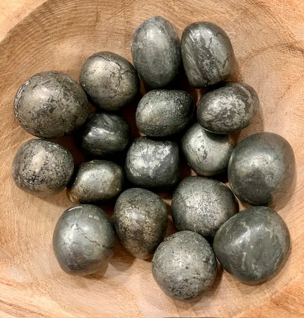 Pierres roulées Pyrite
