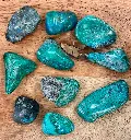 Pierres roulées Chrysocolle
