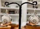 Boucles d'oreilles Œil de Sainte Lucie en Argent 925