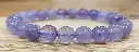 Bracelet Améthyste lavande 8mm Brésil