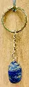 Porte clé en Lapis lazuli (pierre roulée)