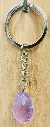 Porte clé en Améthyste claire (pierre roulée)