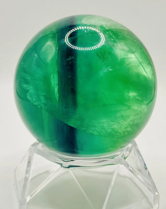 Sphère Fluorine verte