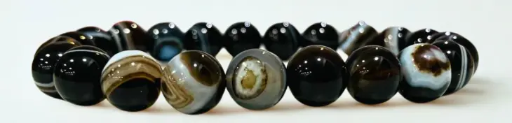 Bracelet Agate Œil 8mm