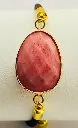Bracelet cordon réglable en Rhodonite