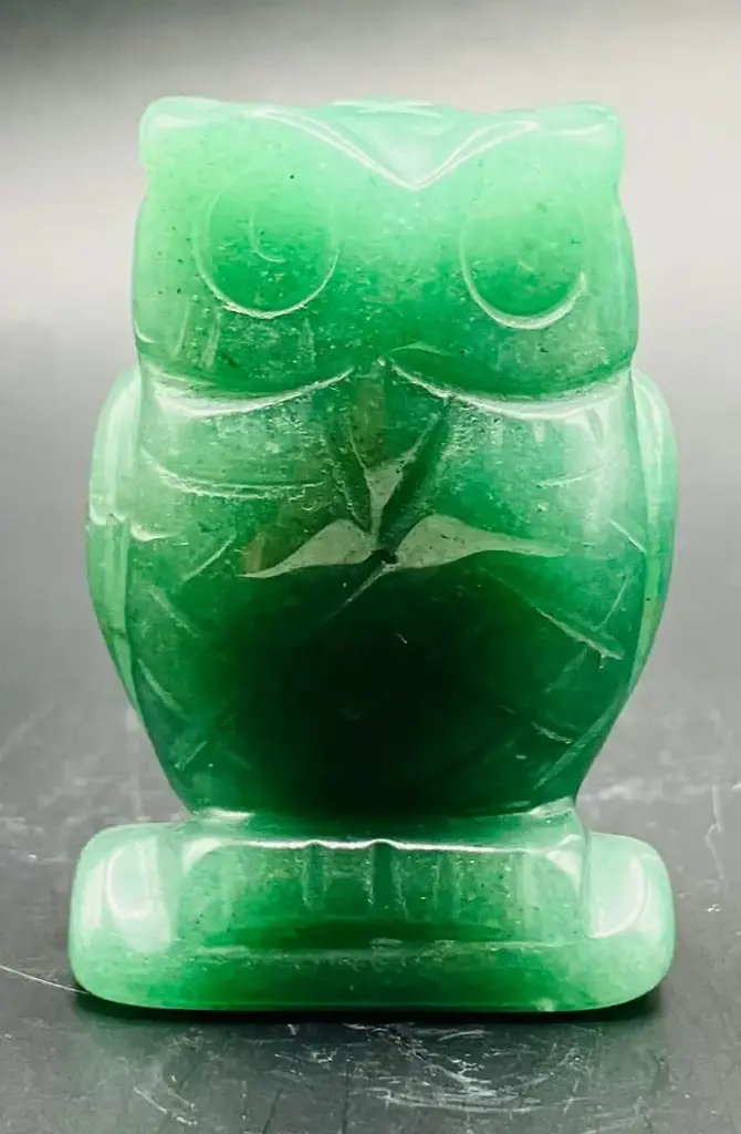 Chouette Aventurine verte