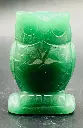 Chouette Aventurine verte