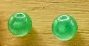 Boucles d'oreilles puce en Aventurine verte
