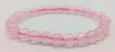 Bracelet Quartz rose du Brésil 6mm