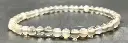 Bracelet Pierre de Lune grise 4mm