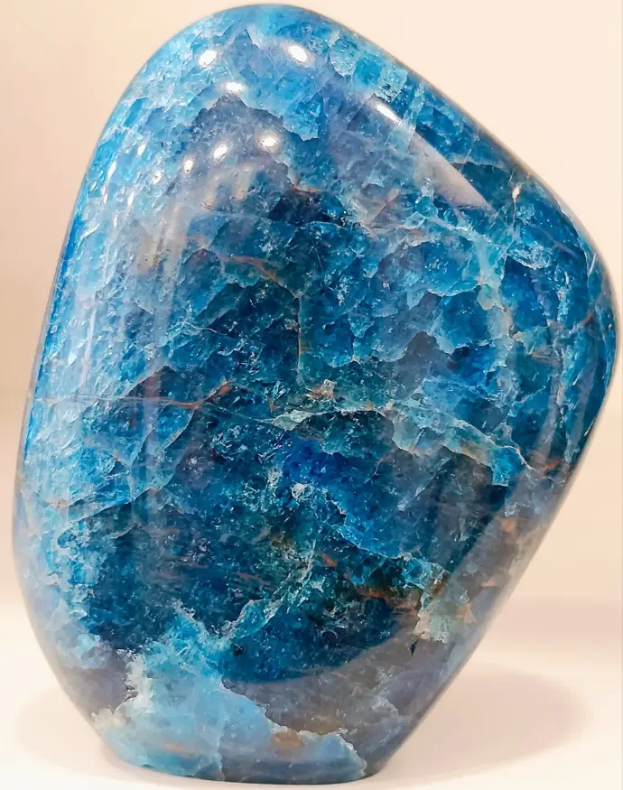 Forme libre Apatite Bleue