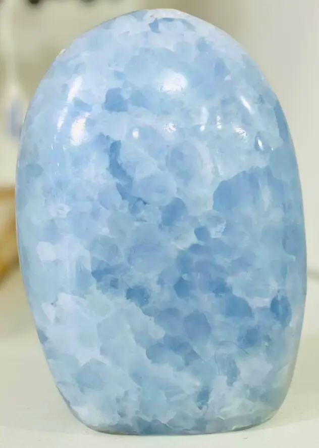 Forme libre Calcite Bleue