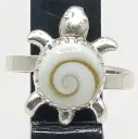 Bague Tortue Œil de Sainte Lucie