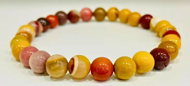 Bracelet Jaspe Mokaïte 6mm