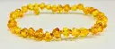 Bracelet Ambre Jaune 5-6mm