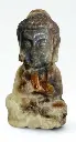 Bouddha de Collection en Pierre de Soleil et Pierre de Lune Qualité (AA)
