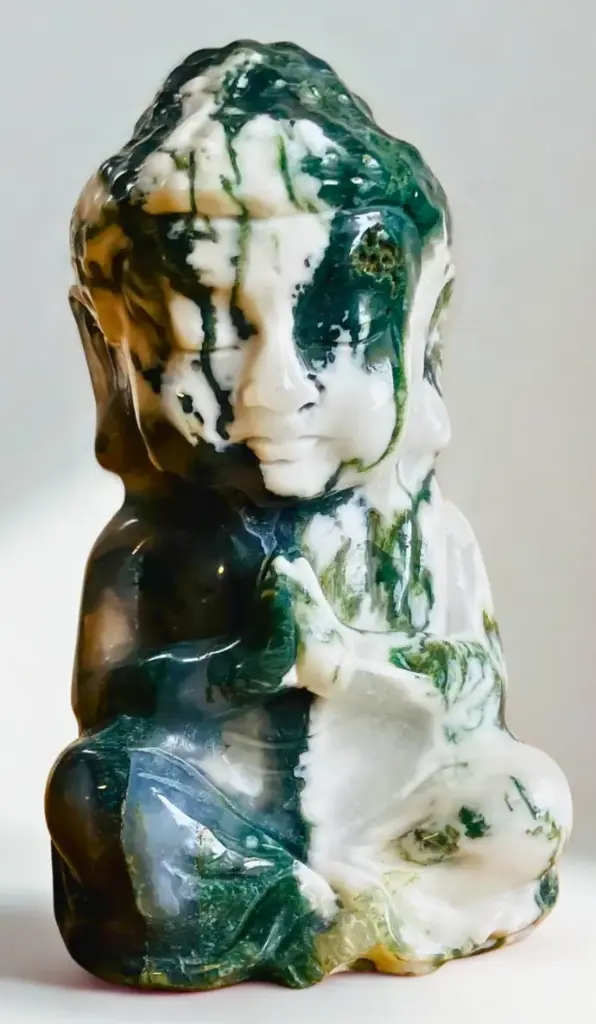 Bouddha de collection en Agate Arbre Qualité (AA)
