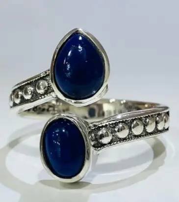 Bague Lapis Lazuli en Argent 925