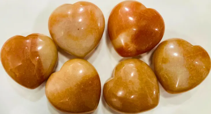 Cœur Aventurine Orange