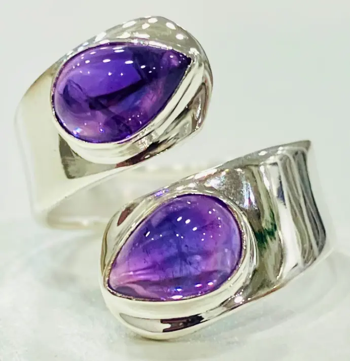 Bague Améthyste en Argent 925