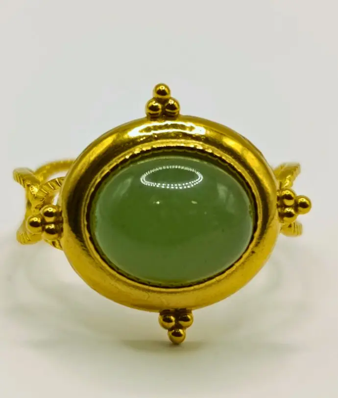 Bague Aventurine verte