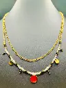 Collier Duo Tourmaline Noire - Cristal de Roche fumé