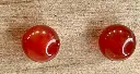 Boucles d'oreilles Puce en Cornaline