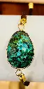 Bracelet cordon réglable en Turquoise d'Afrique