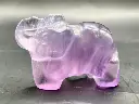 Eléphant en Fluorine Violette