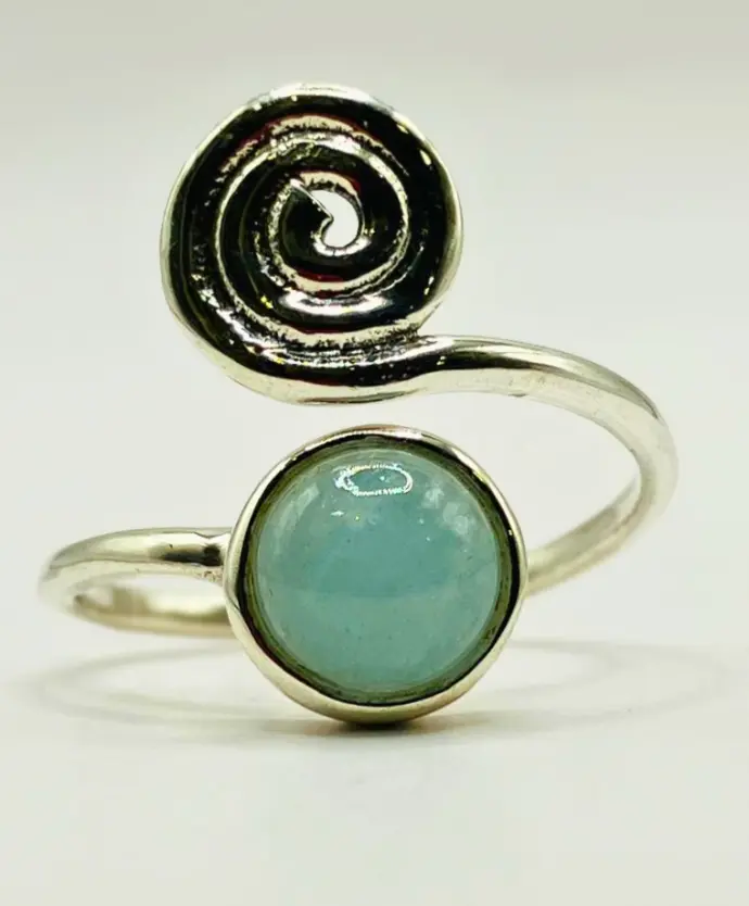 Bague Aigue-Marine en Argent 925