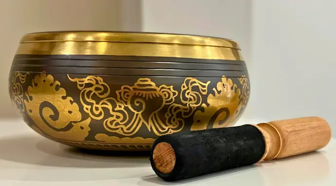 Bol chantant "Les cinq Bouddhas"
