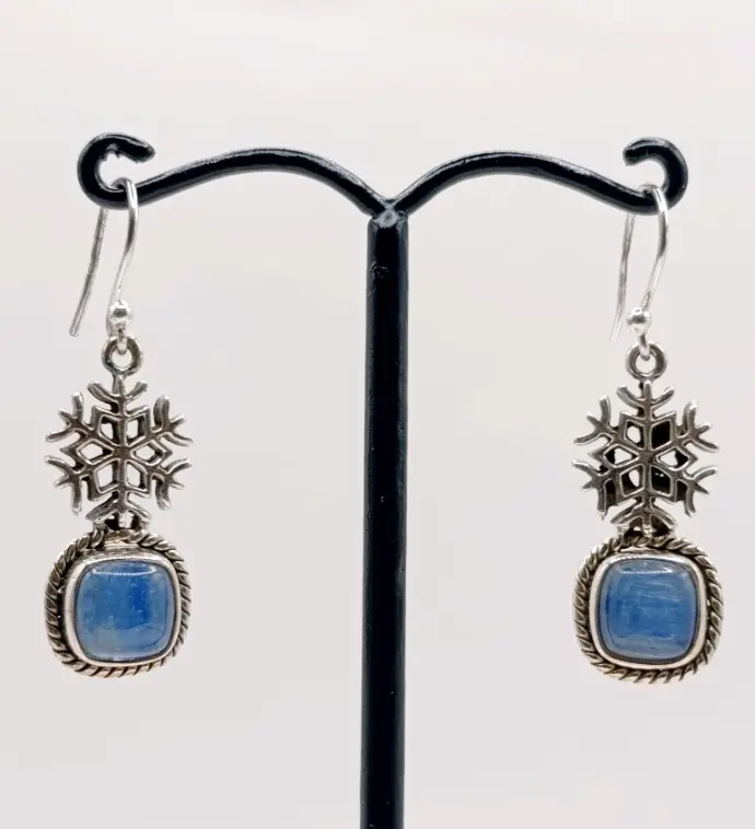 Boucles d'oreilles Cyanite en Argent 925