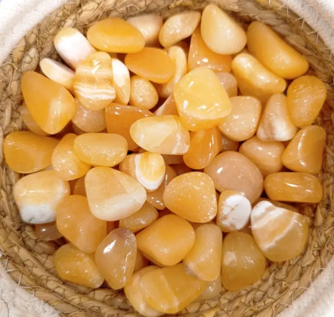 Pierres roulées Calcite Jaune/Miel