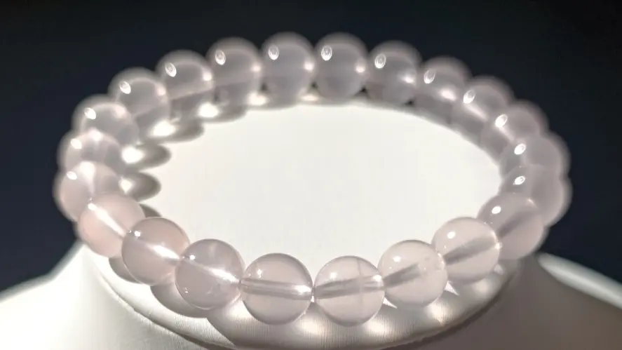 Bracelet Quartz Rose de Madagascar 8mm