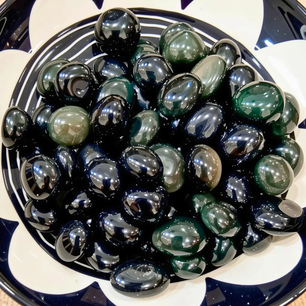 Pierres roulées Obsidienne Œil Céleste 15 à 25mm