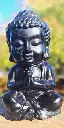 Bouddha Obsidienne Noire