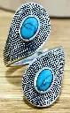Bague Turquoise du Mexique en Argent 925