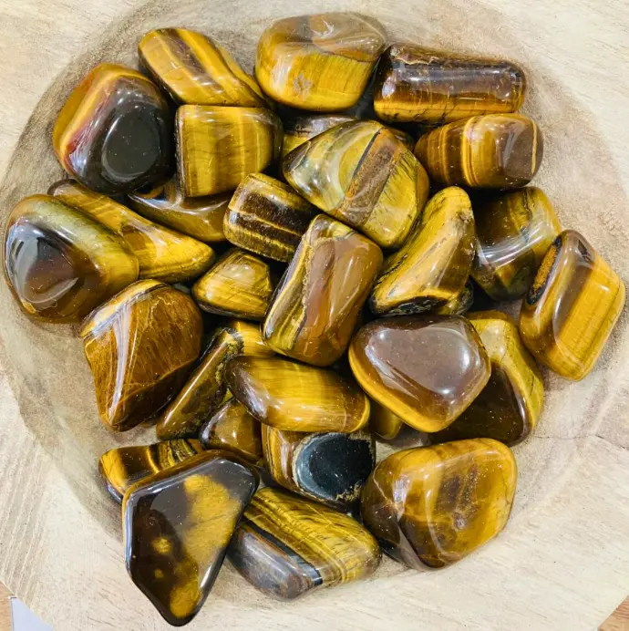 Pierres roulées Œil de Tigre