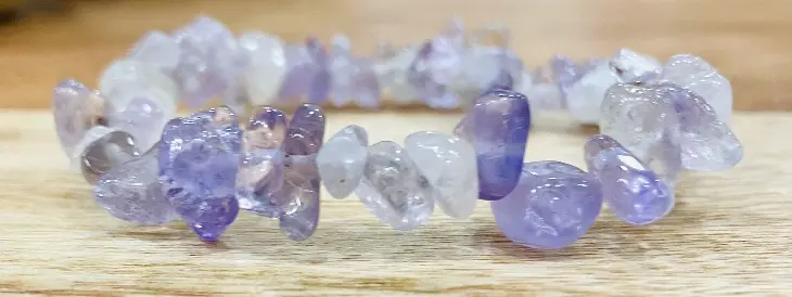 Bracelet Améthyste Lavande Baroque