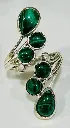 Bague Malachite en Argent 925