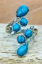 Bague Turquoise de Chine en Argent 925