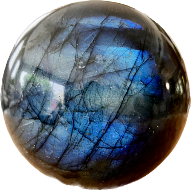 Sphère Labradorite Bleue